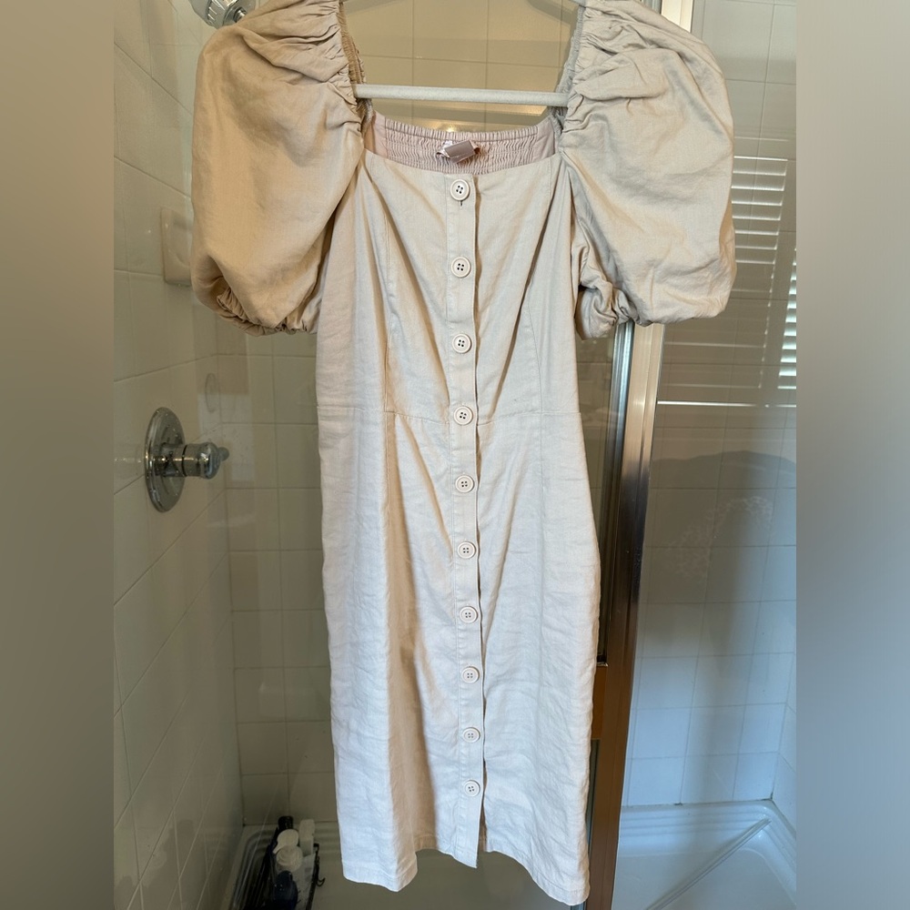 Linen and viscose Rachel parcell dress never worn